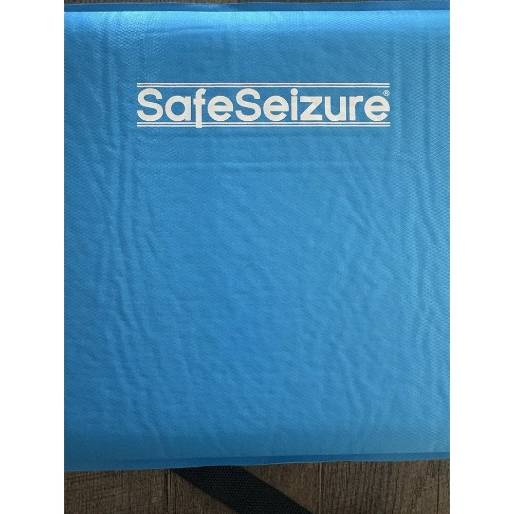 SafeSeizure Standard Hospital Bed Rail Pads Self Inflating w/ Straps PAIR (2)